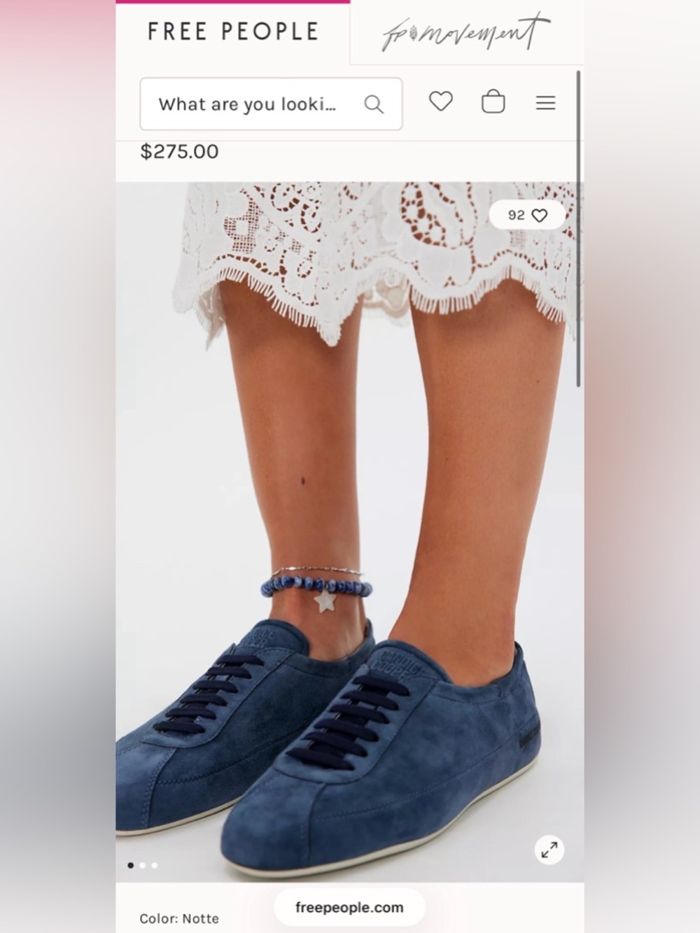 NWT Candice Cooper Dandy Sneakers in Blue Velvet Suede - Picture 2 of 14